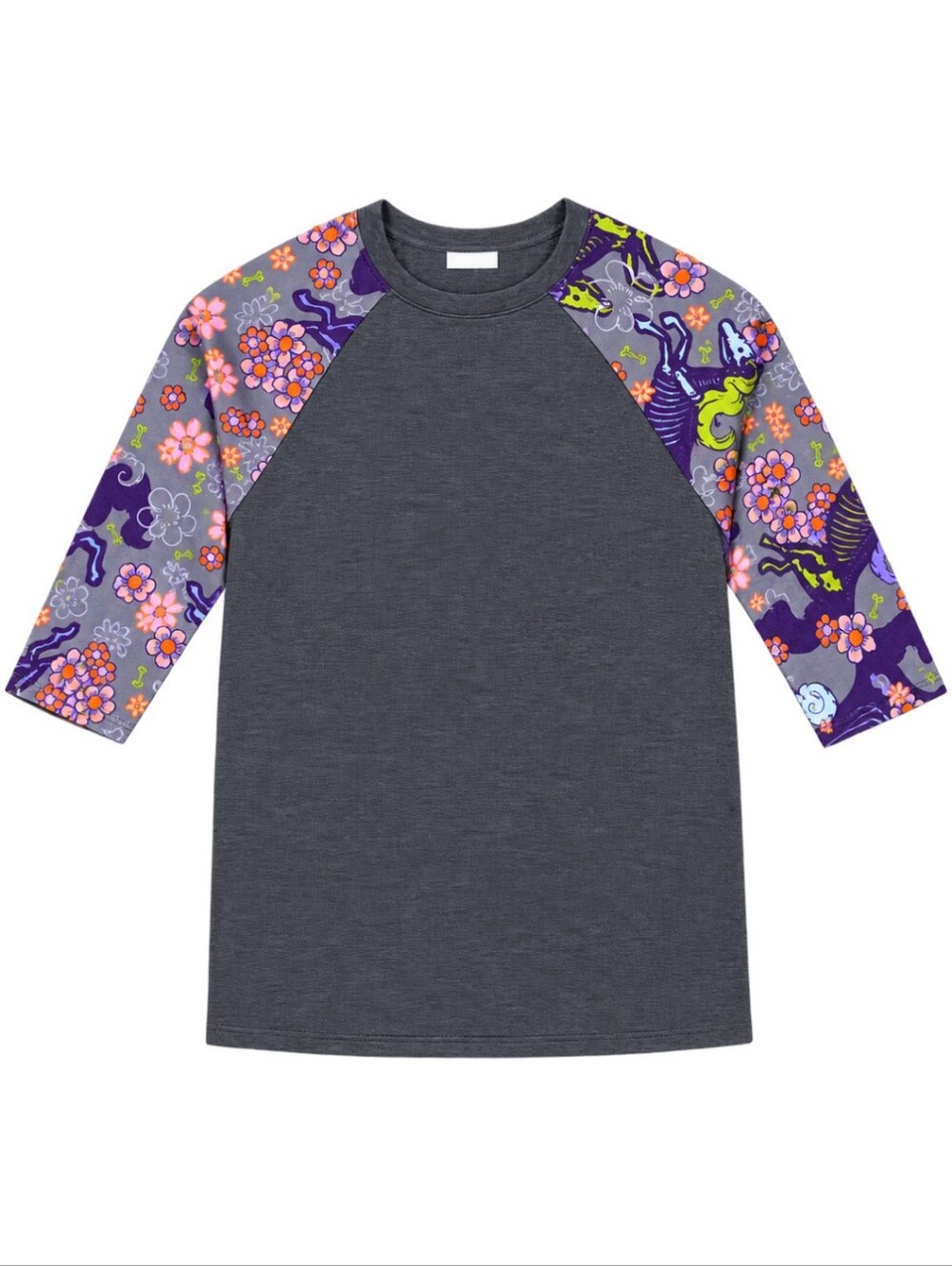 LuLaRoe Kid's 3/4 Sleeve Skeleton Unicorn Top